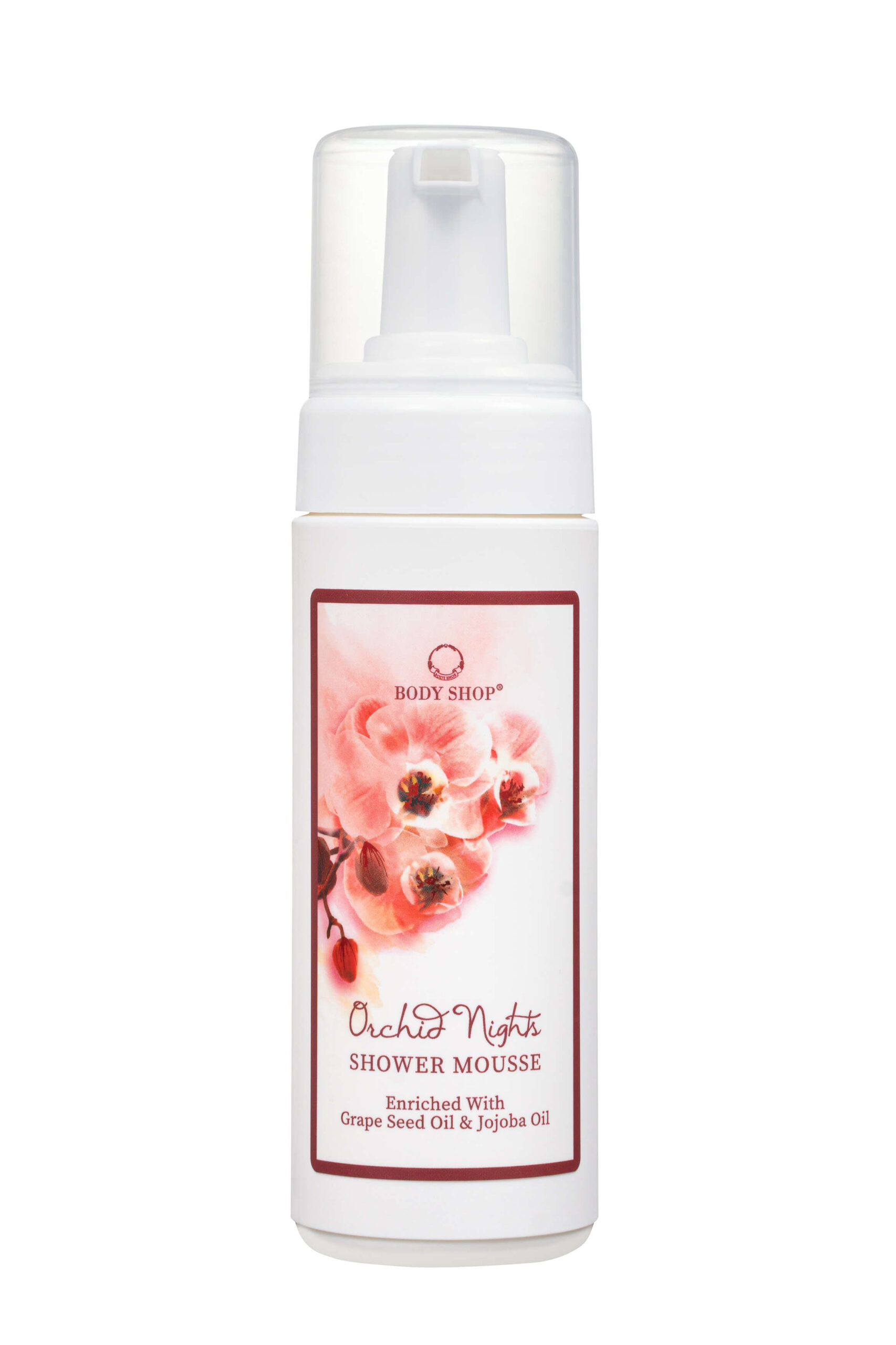 ORCHID NIGHTS SHOWER MOUSSE Enriched with Grape seed oil & jojoba oil 150 ml